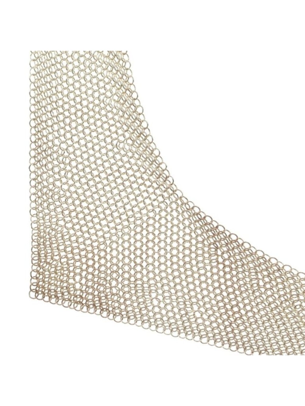Tiffany & Co Elsa Peretti Mesh Necklace Choker Silver
